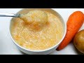 Baby Food || Carrot Potato Rice || Healthy baby food (6 to 12 months)