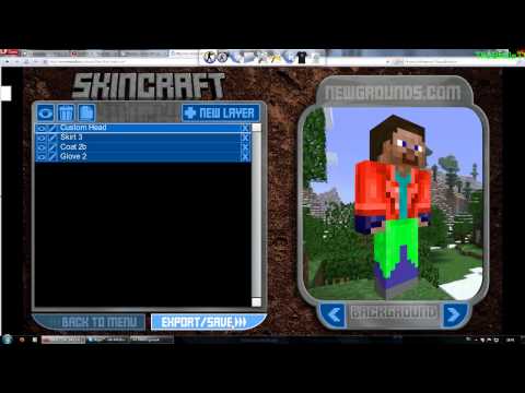 Как сделать скин в minecraft и установить