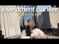 Day in my Life as an Investment Banker in NYC | morning routine, work in office, 14 hour work day...