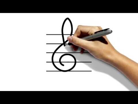 Как Рисуется Скрипичный Ключ