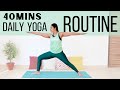 Daily Yoga Practice | 40mins Full Body Yoga with Warmup, Asanas & Pranayama for Holistic Health