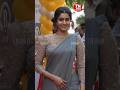 Tanya Ravichandran in saree cute reaction #tanyaravichandran #actress #shorts