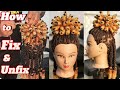 "How to Achieve the Perfect Locknots Bun with Back Knotted Twist-Out: Step-by-Step Tutorial"