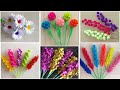 Best 6 Beautiful Paper Flower Making | DIY | Paper Crafts | Home Decor Ideas | Paper Flower