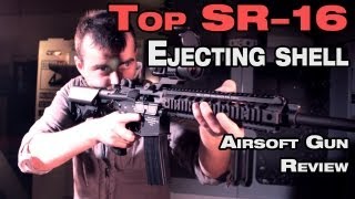 Airsoft shell ejecting Top Knight's SR16 URX II EBB assault rifle review
