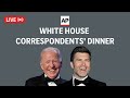 LIVE: White House Correspondents' dinner 2024 with Biden, SNL’s Colin Jost