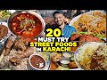 20 Karachi Street Foods You Must Try | Ultimate Nihari, Biryani, Paya, Bun Kabab, Chanay and more