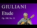 Edson Lopes plays GIULIANI: Etude, Op. 100, No. 11