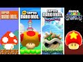 Special Items in some 2D and 3D Mario Games