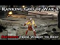 Ranking God of War 3 Sections from Worst to Best