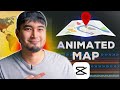 How To Make Map Animation in CapCut (Animated Travel Graphics)