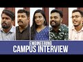 ||ENGINEERING CAMPUS INTERVIEW||MALAYALAM COMEDY||SANJU&LAKSHMY||ENTHUVAYITH||COMEDY||