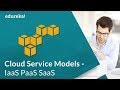 Cloud Computing Service Models |  IaaS PaaS SaaS Explained | Cloud Masters Program | Edureka