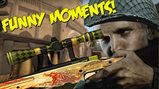 CS:GO FUNNY MOMENTS - SOUVENIR DRAGON LORE HACKS, SNIPER SHOTGUN (FUNNY MOMENTS)