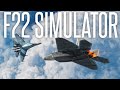 The Closest We Have to a Realistic F22 Simulator... (DCS F-22 Mod)