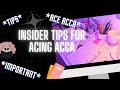 ACCA Exam Success: Insider Tips for Acing Your Papers!!