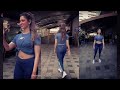 South Actress Tamanna Bhatia flaunts her Huge Figure in Tight Gym Outfit after Workout