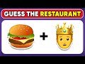 Guess the Fast Food Restaurant by Emoji? 🍔 Emoji Quiz