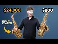 Find the $24,000 Gold Plated Selmer - Blindfold Challenge