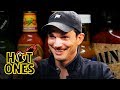 Ashton Kutcher Gets An Endorphin Rush While Eating Spicy Wings , Hot Ones