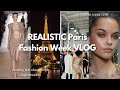 a REALISTIC Paris Fashion Week vlog 🎀 sharing the runway with supermodels, chaotic backstage moments