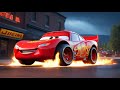 Lightning McQueen - Beautiful Streets of Barcelona | Car Race Story | Bedtime Stories for Kids