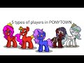 5 types of players in PONYTOWN