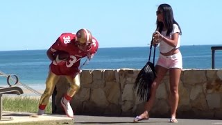 Jarryd Hayne Plays Football in Public (Extras)