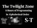 The Twilight Zone Radio Shows S-T (No TZ Program Ads)