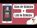 Sign up Screen in MIT App Inventor | Login Screen MIT App Inventor | Easy signup/login screen app