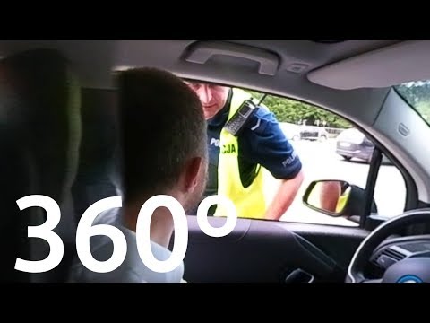 Policja zatrzymała mnie za jazdę po buspasie DZIAŁAJĄCE wideo 360 stopni – elektrowoz.pl