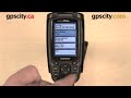 Garmin GPSMAP 64 Series Track Settings with GPS City