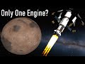 Can You Use Only One Engine to Get to Moho in Kerbal Space Program?