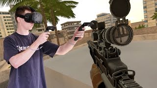 BEST VIRTUAL REALITY GAME EVER | Onward Military VR Simulator !