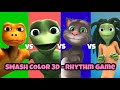 Smash Color  3D | Rhythm game | Patila vs Dame Tu Cosita vs Talking Tom vs Me Kemaste