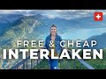 INTERLAKEN, SWITZERLAND | 14 Cheap & Free Things to do in Interlaken | Switzerland on a Budget