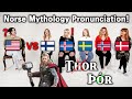 Norse Mythology Pronunciation differences! Thor was not his REAL NAME!