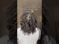 So…does water ruin starter locs? (read comments) #shorts #naturalhair #hairtips