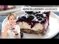 This KETO BLUEBERRY DESSERT will be the hit of the summer!