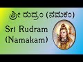 ಶ್ರೀ ರುದ್ರಂ (ನಮಕಂ) | Sri Rudram Namakam | Kannada Script | Yajur Veda | K Suresh