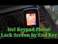 Itel Keypad Phone Lock Screen by End Key Disable Setting | Itel Keypad phone Auto ScreenLock Setting