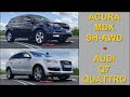 SLIP TEST - Acura MDX 3.7 V6 SH-AWD vs Audi Q7 3.0 TDI Quattro - @4x4.tests.on.rollers