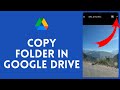 How to Copy Folder in Google Drive