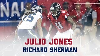 Julio Jones vs. Richard Sherman | Seahawks vs. Falcons | NFL Divisional Player Highlights