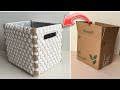 WHY BUY EXPENSIVE BASKETS IN STORES WHEN YOU CAN MAKE IT YOURSELF | IDEA FROM CARDBOARD