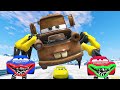 Live Epic Escape From Lightning McQueen Eater Monsters | McQueen VS Lightning McQueen | BeamNGDrive5