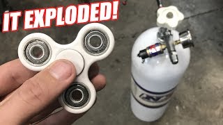 Fidget Spinner vs. 850psi (didn't end well)