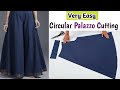 Very Easy Circular Palazzo Pant Cutting and Stitching/Plazo Cutting For Beginners/Style by Radhika