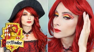 Harry Potter Gryffindor Cadısı Makyajı | 20th Anniversary | HOGWARTS