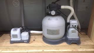 How to backwash Intex sand filter